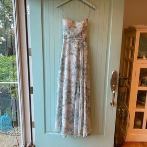 Jenny Yoo Kiara Dress- Watercolor Garden Mist